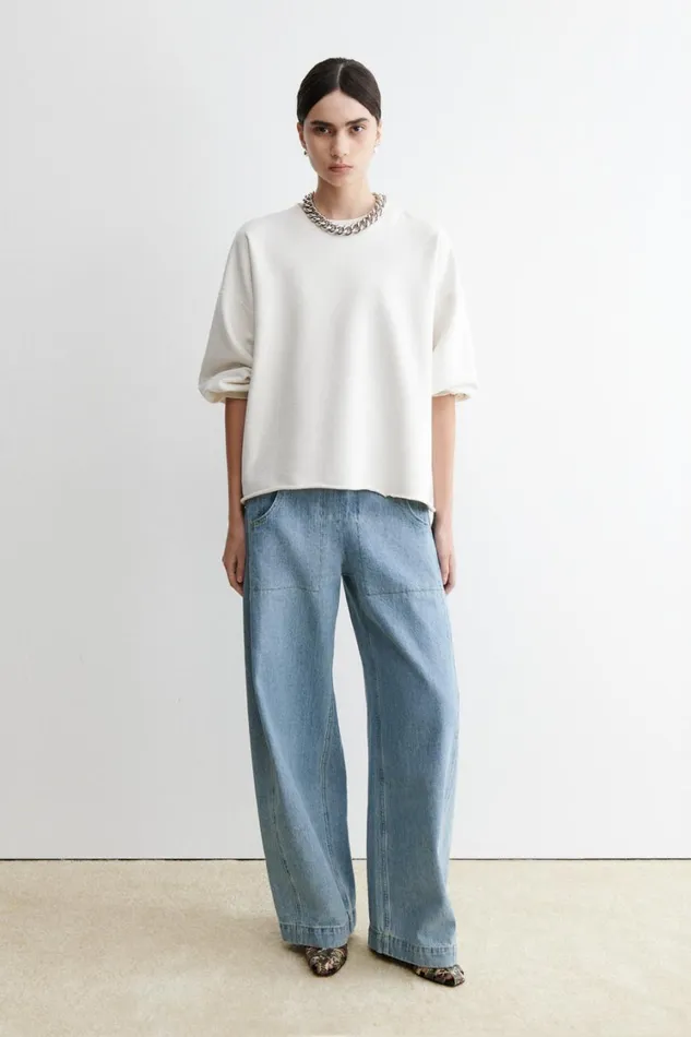 Rachel Comey Tshirts Sweatshirts Women Fond Sweatshirt Dirty White Rachel Comey Tshirts Sweatshirts Women Fond Sweatshirt Dirty White