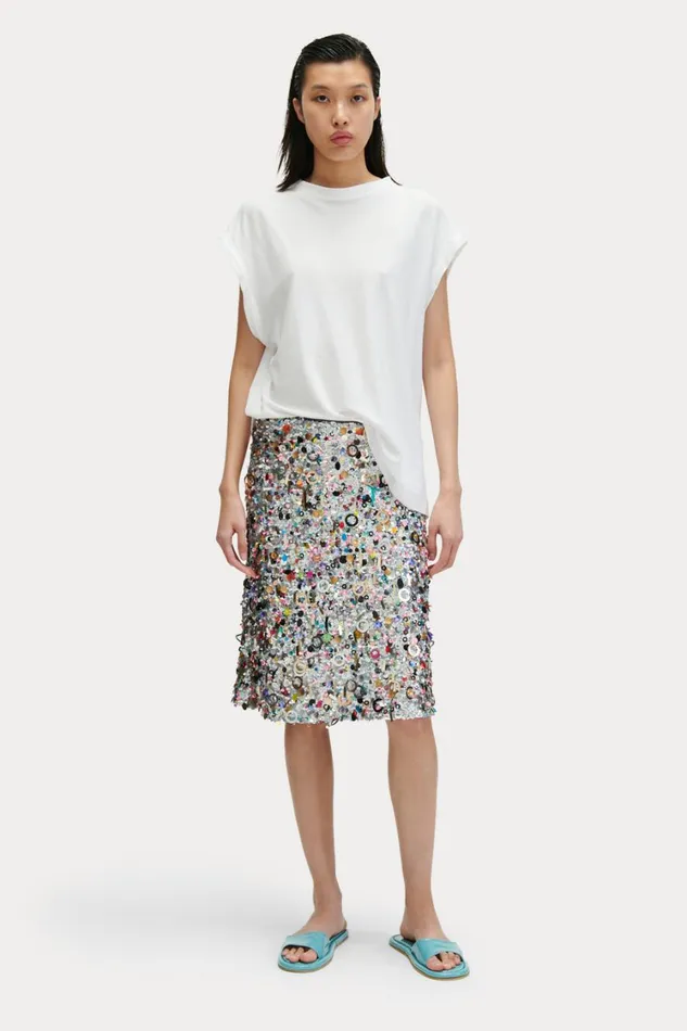 Rachel Comey Tops Women Bloom Tee White Rachel Comey Tops Women Bloom Tee White