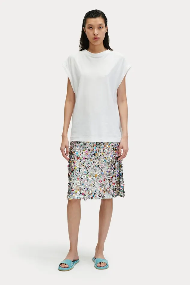 Rachel Comey Tops Women Bloom Tee White Rachel Comey Tops Women Bloom Tee White