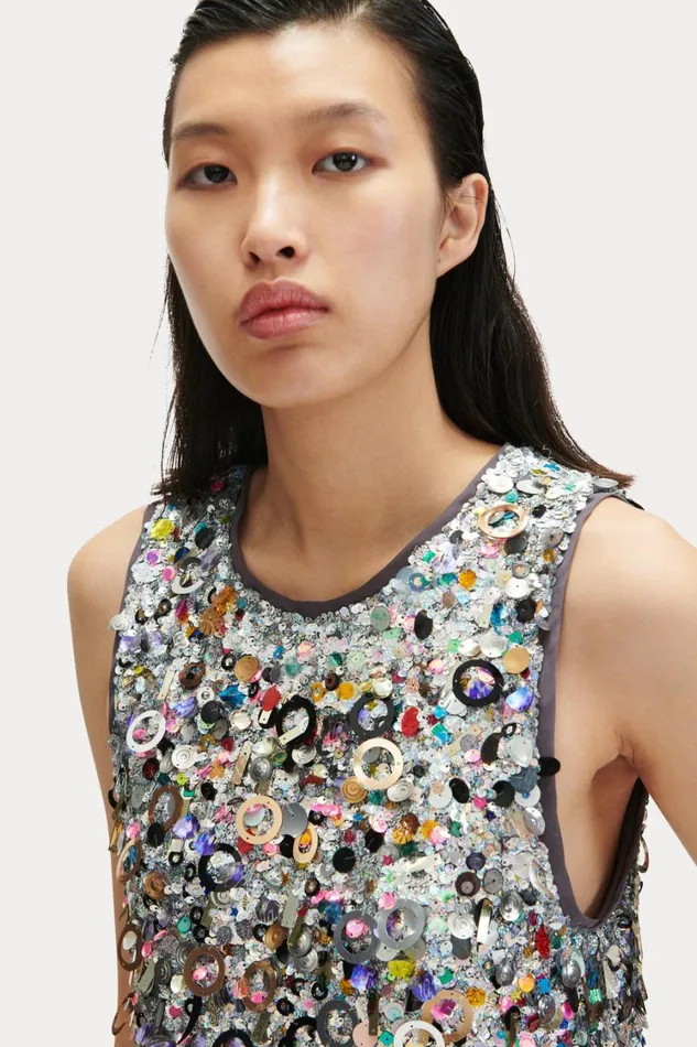 Rachel Comey Tops Women Cassio Top Silver Rachel Comey Tops Women Cassio Top Silver