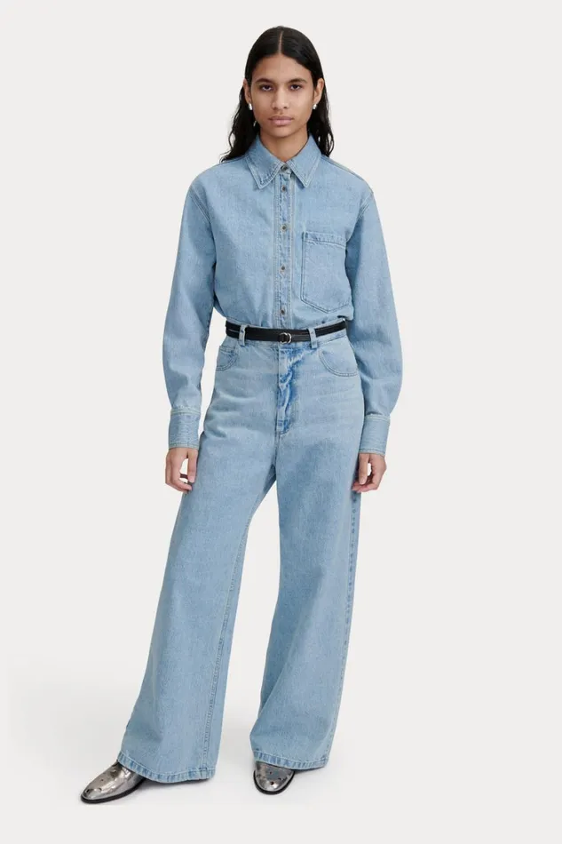 Rachel Comey Tops Women Riera Shirt Celeste