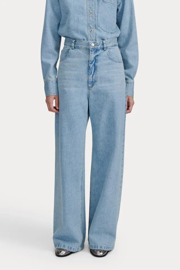 Rachel Comey Tops Women Riera Shirt Celeste Rachel Comey Tops Women Riera Shirt Celeste