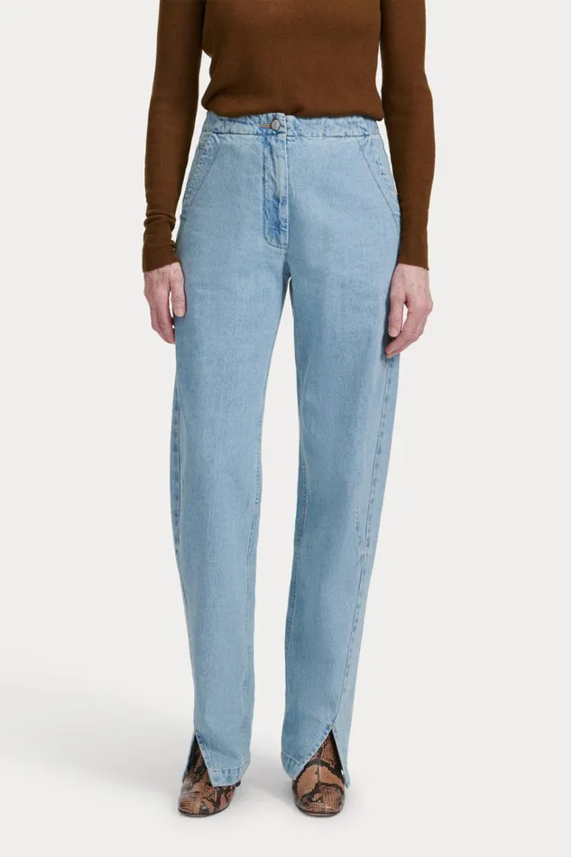Rachel Comey Tops Women Riera Shirt Celeste Rachel Comey Tops Women Riera Shirt Celeste