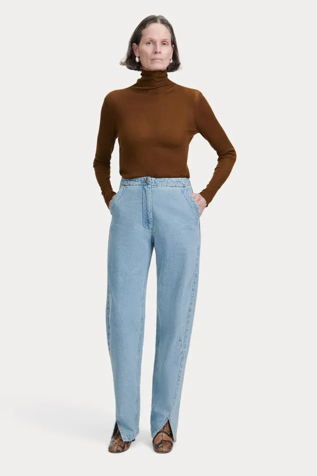 Rachel Comey Tops Women Riera Shirt Celeste Rachel Comey Tops Women Riera Shirt Celeste