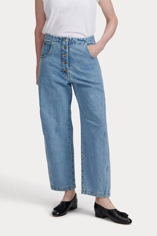 Rachel Comey Tops Women Riera Shirt Celeste Rachel Comey Tops Women Riera Shirt Celeste