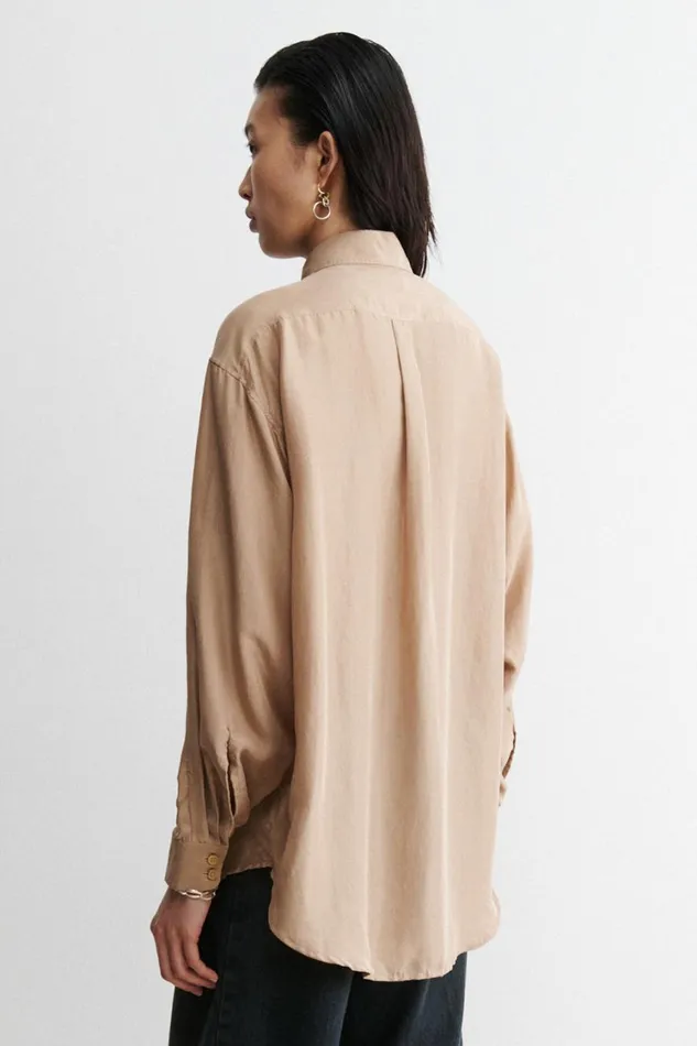Rachel Comey Tops Women Risa Top Khaki Rachel Comey Tops Women Risa Top Khaki