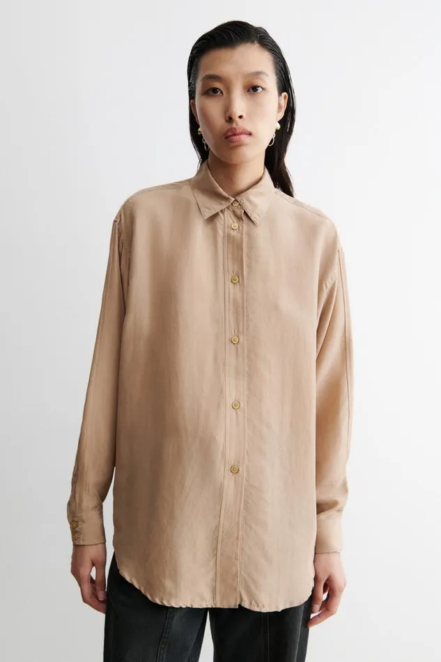Rachel Comey Tops Women Risa Top Khaki Rachel Comey Tops Women Risa Top Khaki