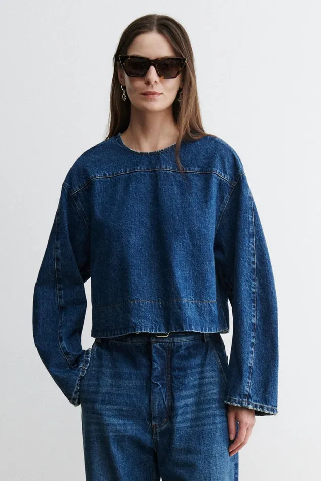 Rachel Comey Tops Women Soli Top Vintage Indigo Rachel Comey Tops Women Soli Top Vintage Indigo
