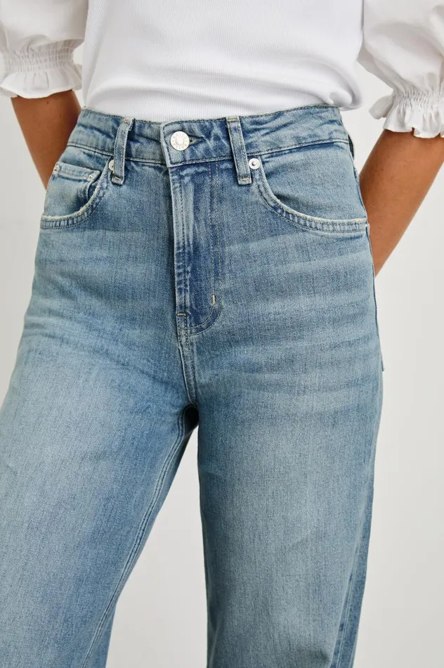 Rails Denim Women GETTY WIDE LEG Baltic Sea Cuffed