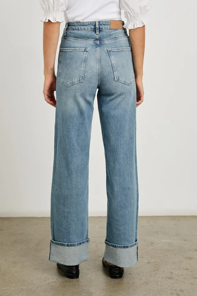 Rails Denim Women GETTY WIDE LEG Baltic Sea Cuffed