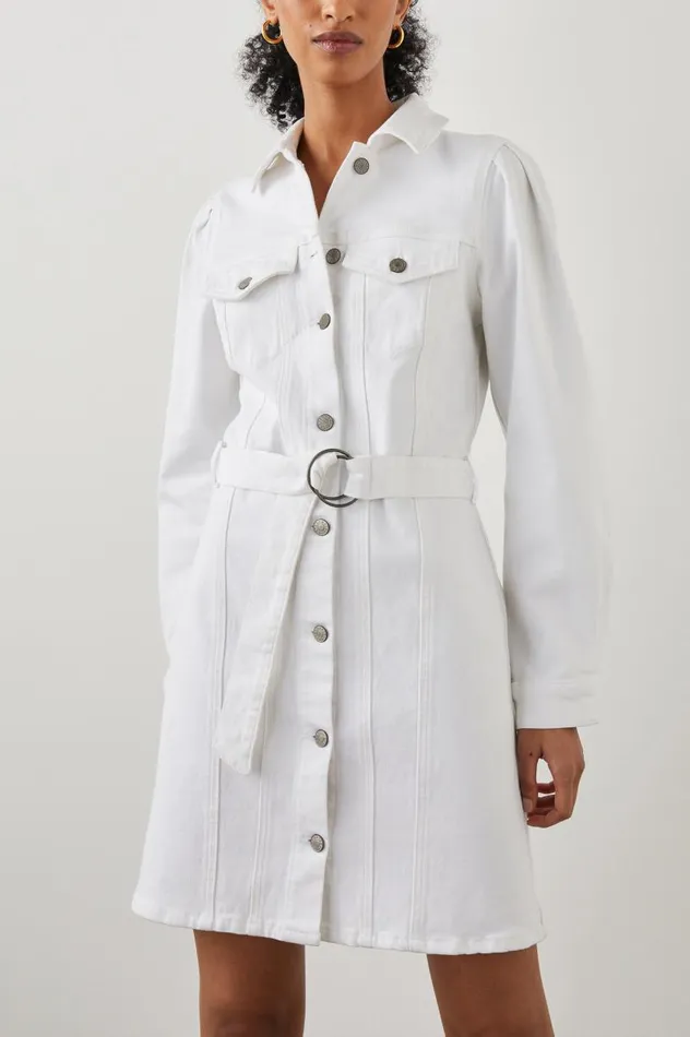 Rails Denim Women GRIFFITH DRESS Salt White