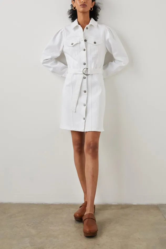 Rails Denim Women GRIFFITH DRESS Salt White