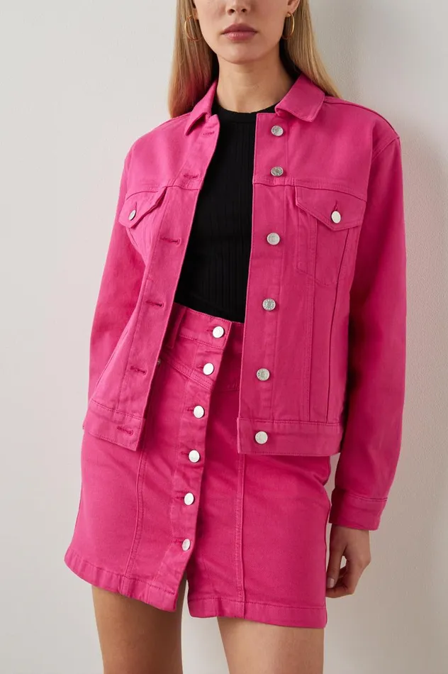 Rails Denim Women MULHOLLAND JACKET Hibiscus