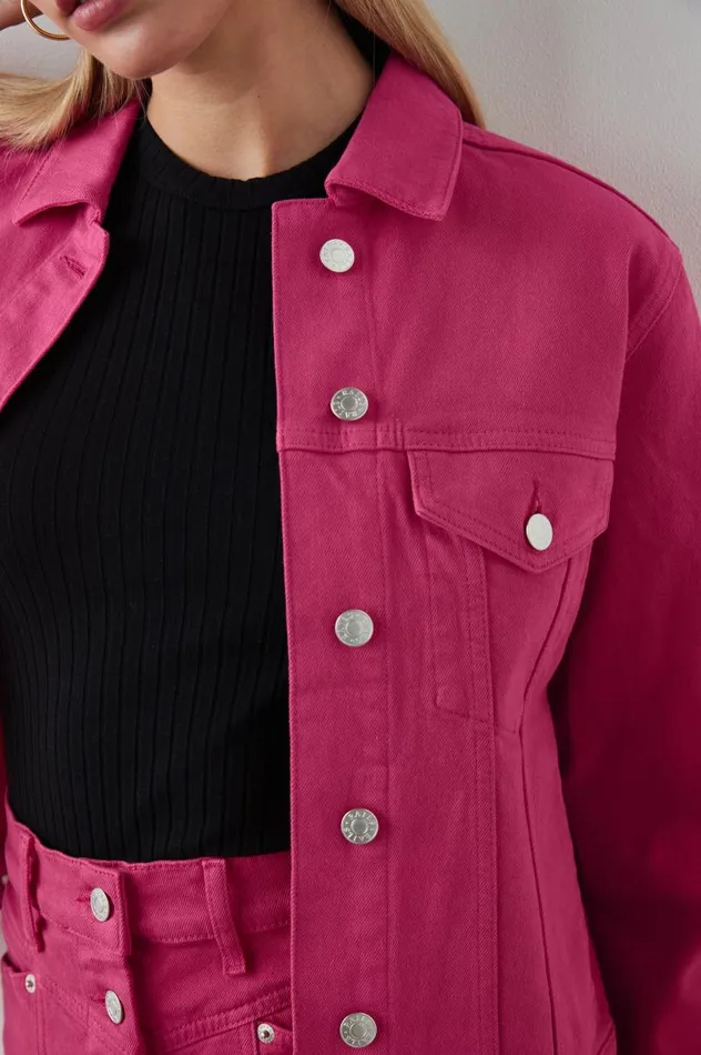 Rails Denim Women MULHOLLAND JACKET Hibiscus