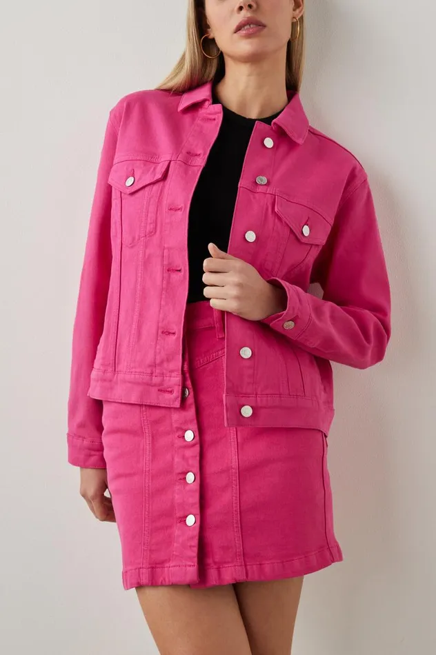 Rails Denim Women MULHOLLAND JACKET Hibiscus