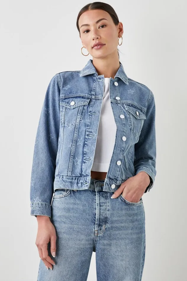 Rails Denim Women MULHOLLAND JACKET Lady Liberty