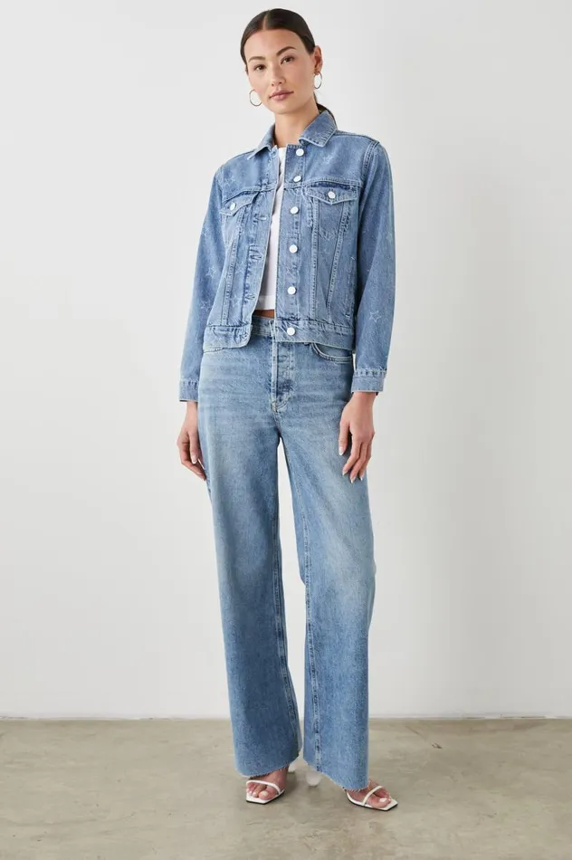 Rails Denim Women MULHOLLAND JACKET Lady Liberty