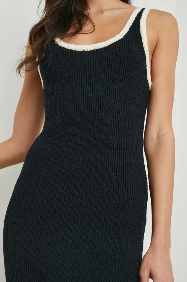 Rails Dresses and Rompers Women EMILIE DRESS Black White Contrast