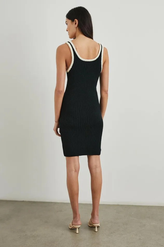 Rails Dresses and Rompers Women EMILIE DRESS Black White Contrast