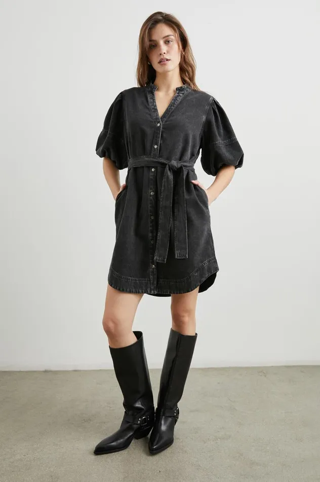 Rails Dresses and Rompers Women KINGSLEY DRESS Faded Black