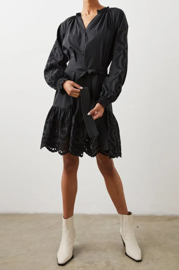 Rails Dresses and Rompers Women SAYLOR DRESS Black Eyelet