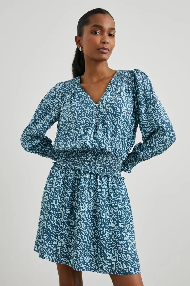 Rails Dresses and Rompers Women ZANA DRESS Blue Havana