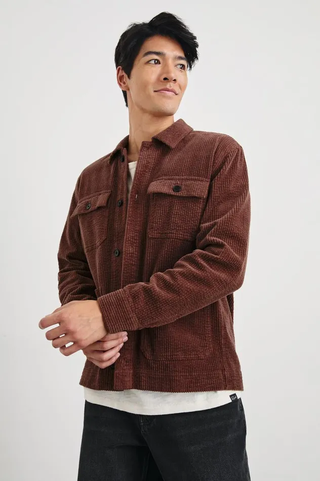 Rails Jackets and Coats Men FRANKLIN JACKET Brick