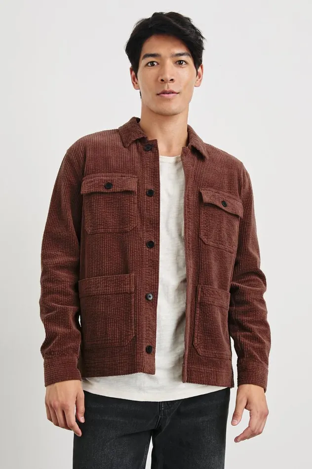 Rails Jackets and Coats Men FRANKLIN JACKET Brick