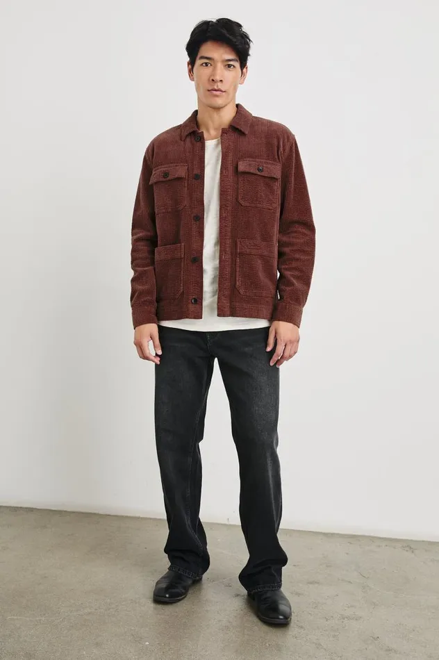 Rails Jackets and Coats Men FRANKLIN JACKET Brick