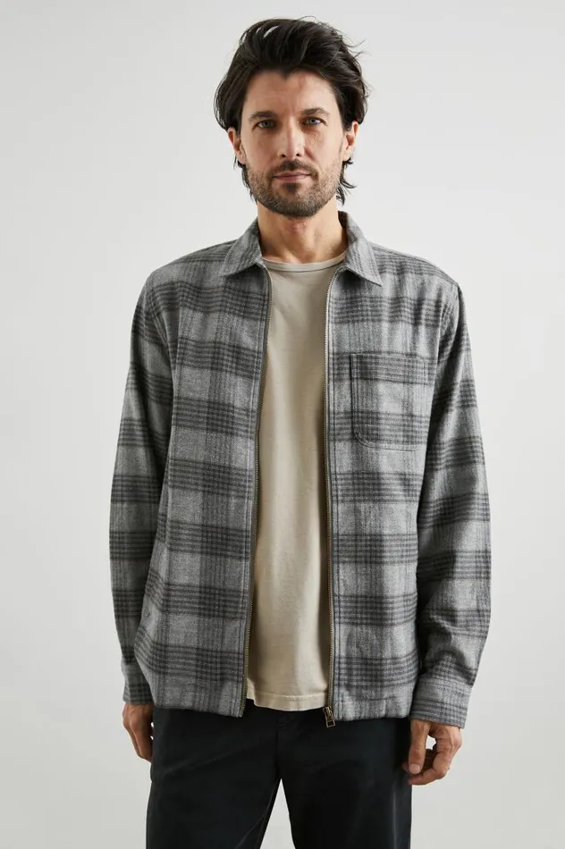 Rails Jackets and Coats Men JAQUE SHIRT JACKET Lithium Rust