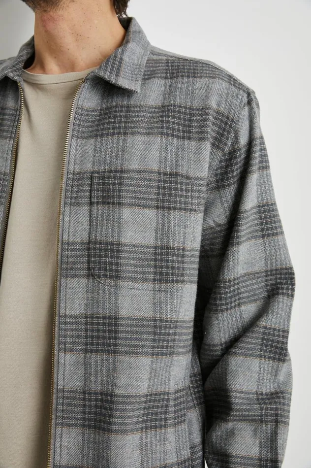 Rails Jackets and Coats Men JAQUE SHIRT JACKET Lithium Rust