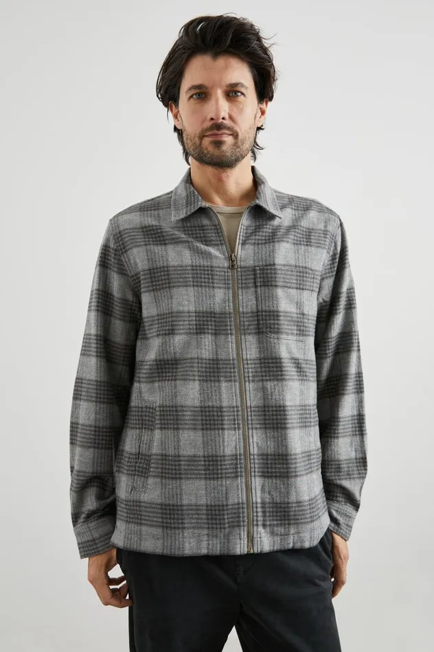 Rails Jackets and Coats Men JAQUE SHIRT JACKET Lithium Rust