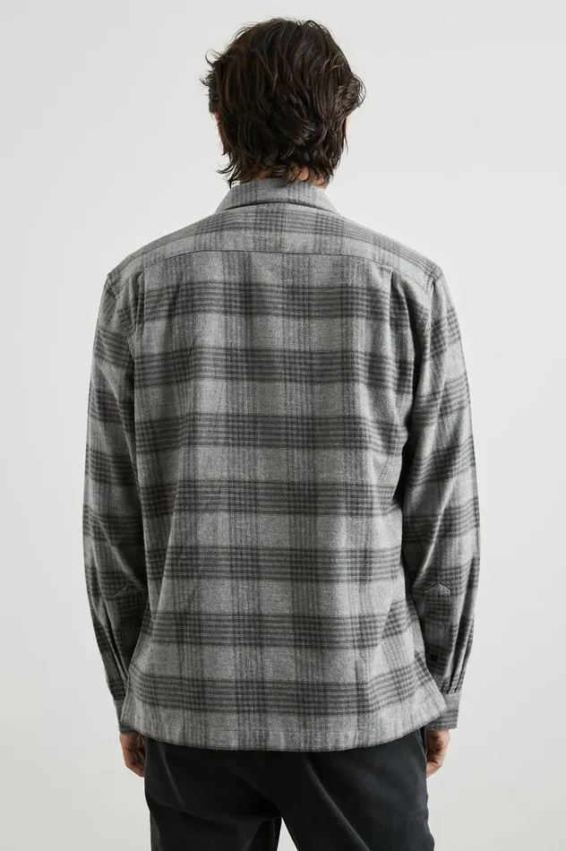 Rails Jackets and Coats Men JAQUE SHIRT JACKET Lithium Rust