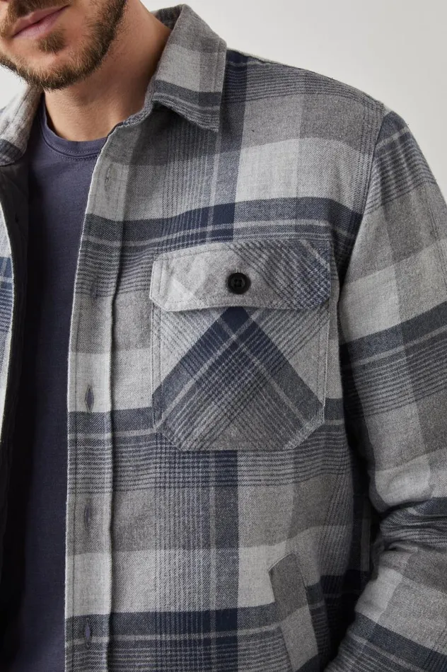 Rails Jackets and Coats Men WORTHING JACKET Slate Mist Heather