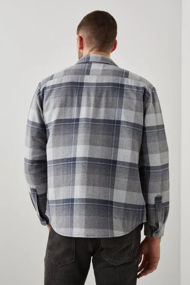 Rails Jackets and Coats Men WORTHING JACKET Slate Mist Heather