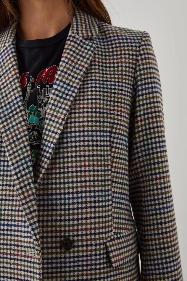 Rails Jackets and Coats Women JAC BLAZER Cardinal Pine Multi