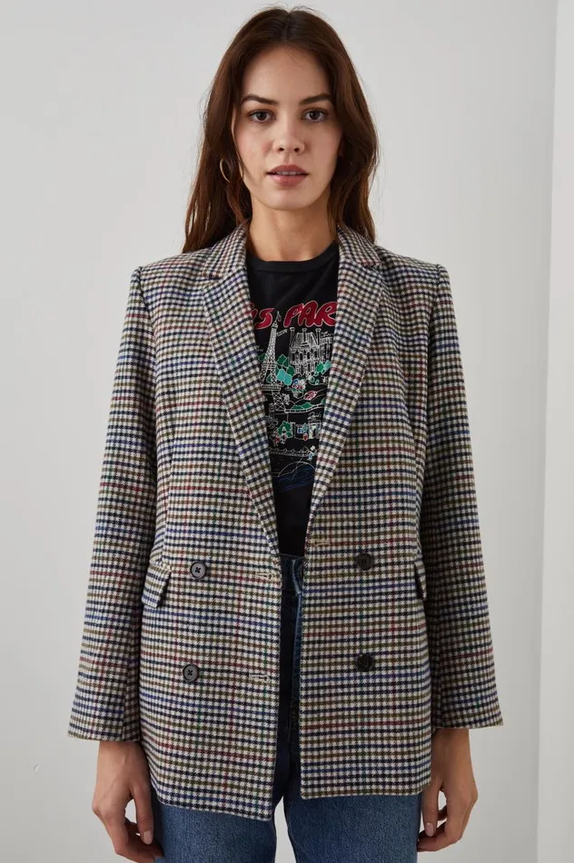 Rails Jackets and Coats Women JAC BLAZER Cardinal Pine Multi