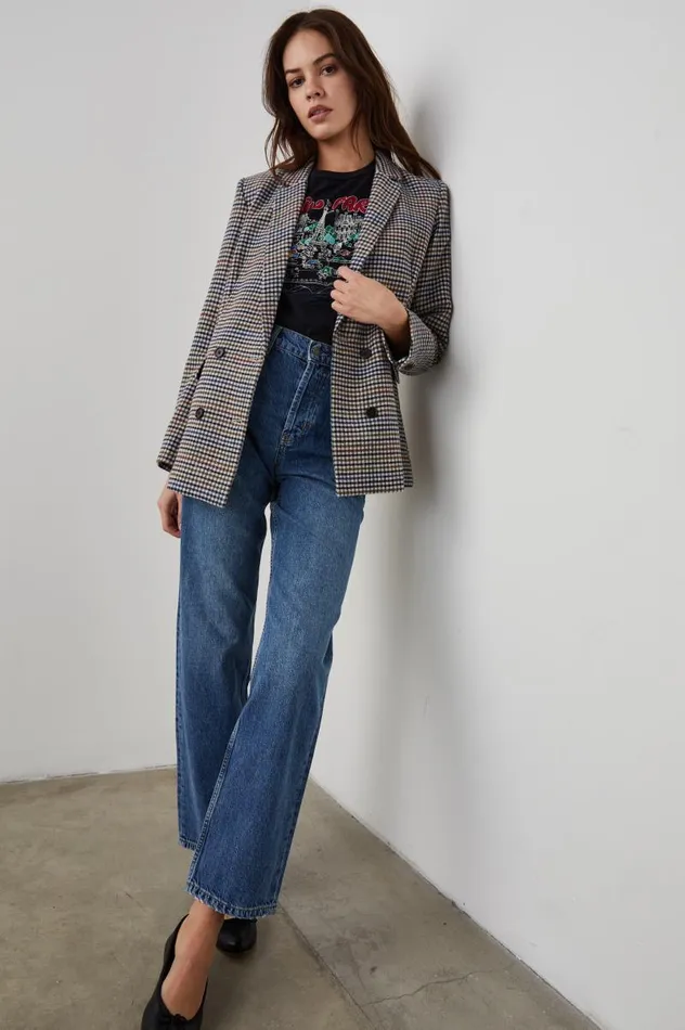 Rails Jackets and Coats Women JAC BLAZER Cardinal Pine Multi