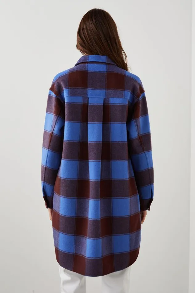 Rails Jackets and Coats Women JARO COAT Cobalt Chocolate