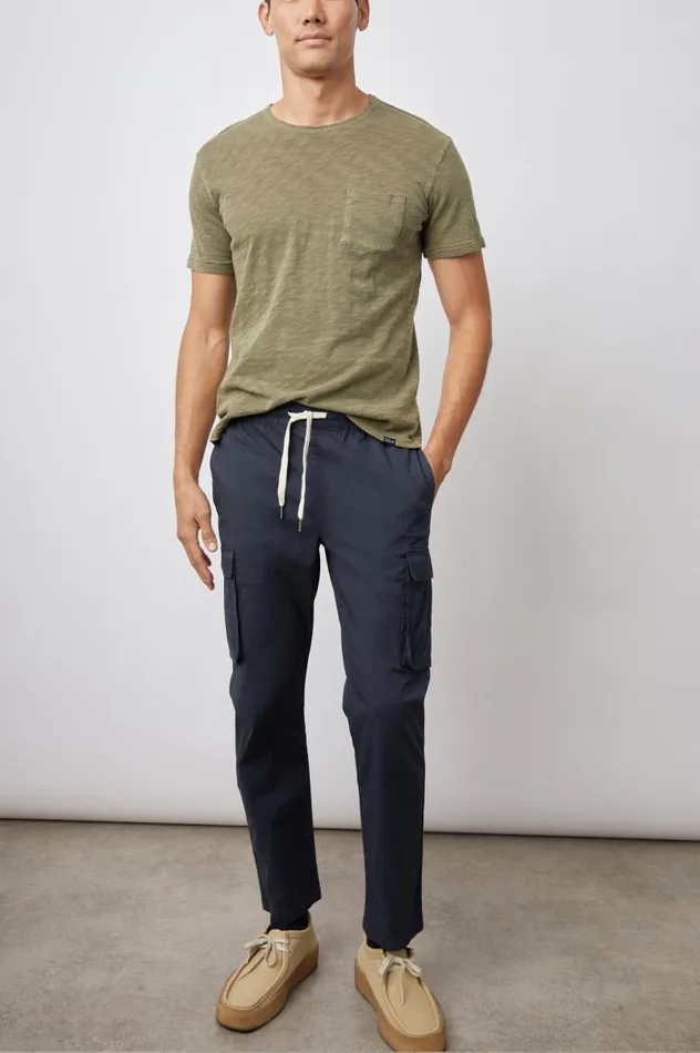 Rails Pants Men EMMERSON PANT Washed Black