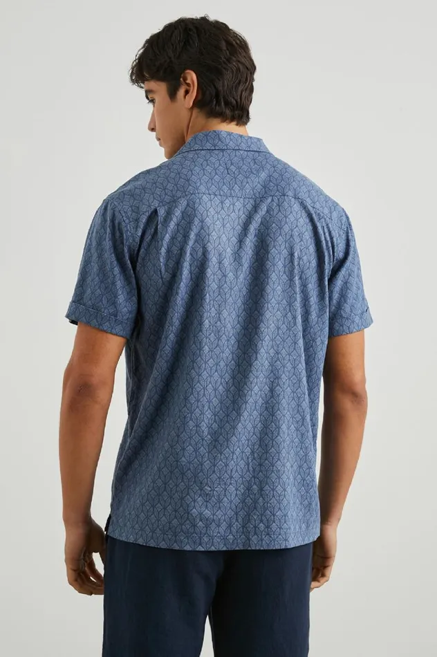 Rails Shirts Men ATLAS SHIRT Deco Wave Navy