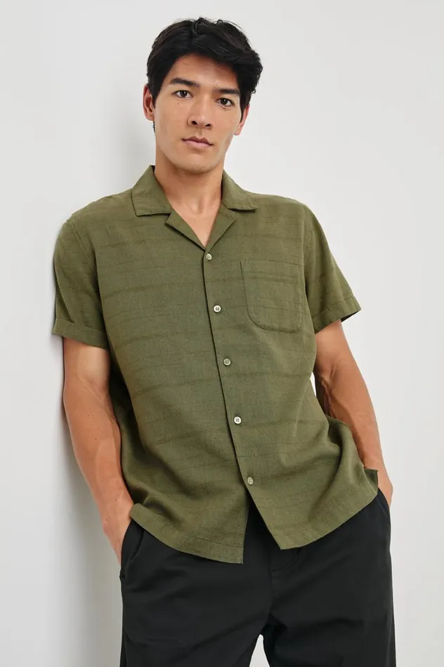 Rails Shirts Men DAVIS SHIRT True Olive