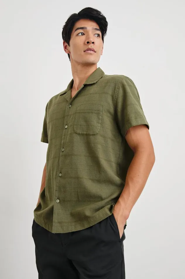Rails Shirts Men DAVIS SHIRT True Olive