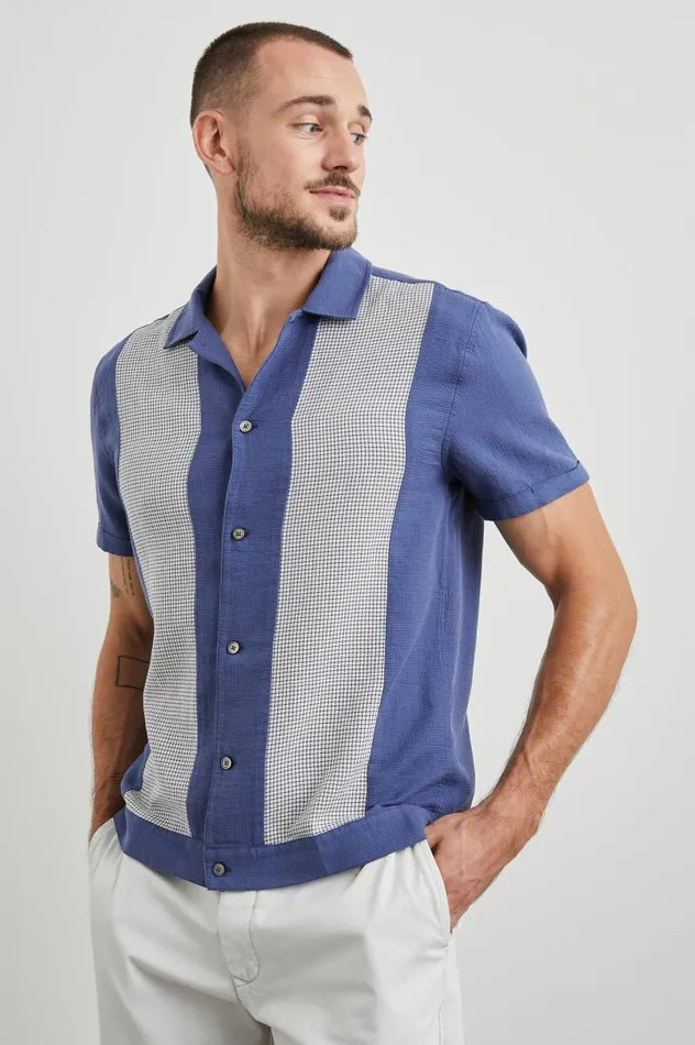 Rails Shirts Men DUKE SHIRT Royal Parchment