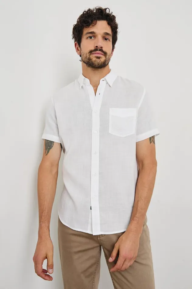 Rails Shirts Men FAIRFAX SHIRT White