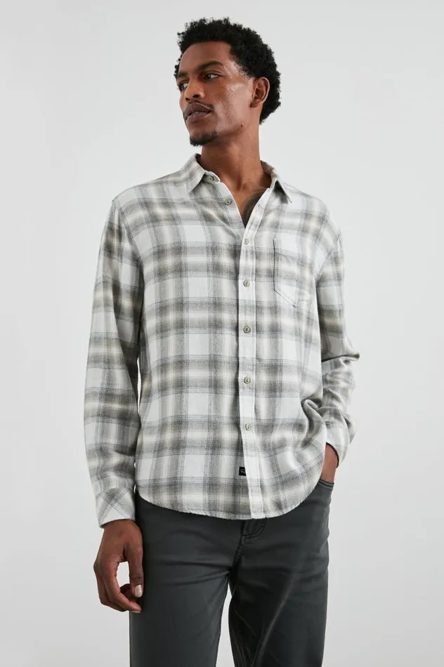 Rails Shirts Men LENNOX SHIRT Quicksand Spark Melange