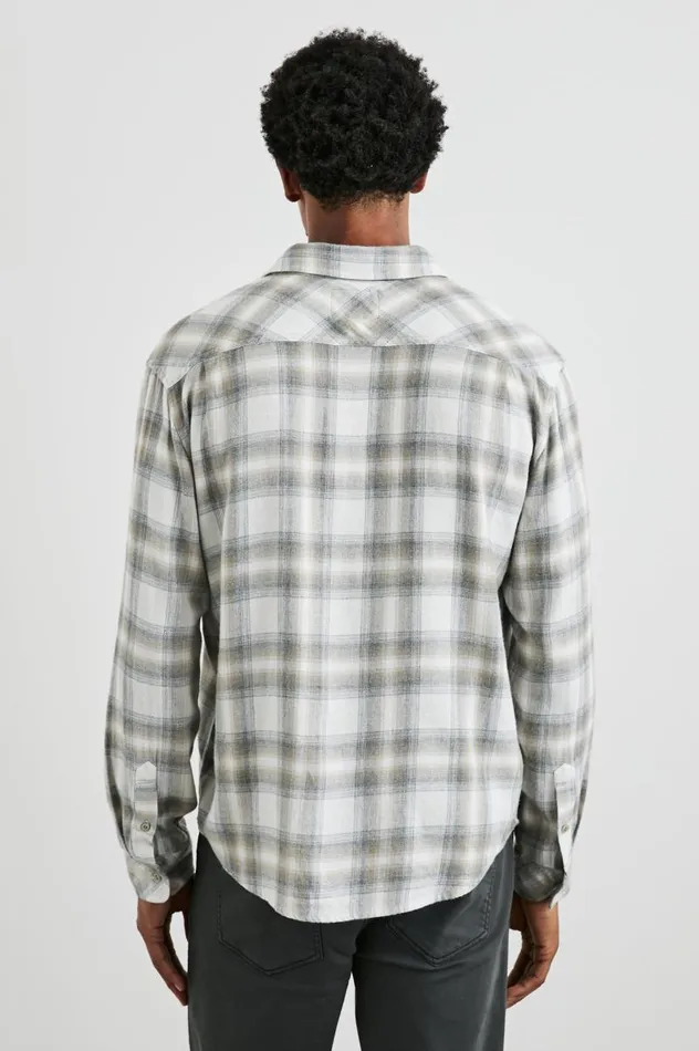 Rails Shirts Men LENNOX SHIRT Quicksand Spark Melange