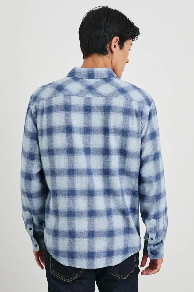 Rails Shirts Men LENNOX SHIRT Waterfall Shadow