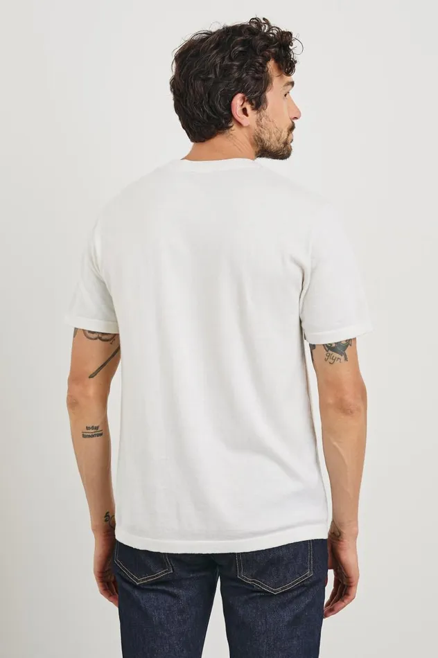Rails Shirts Men MASON COTTON CASHMERE TSHIRT Cream