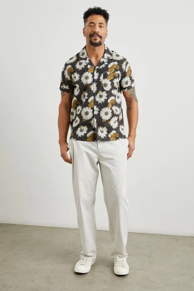 Rails Shirts Men MORENO SHIRT Sunflower Twirl Bark